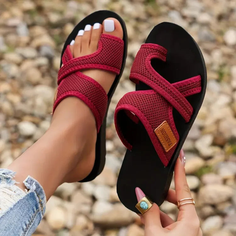 Cassilda | Mesh Slide Sandals