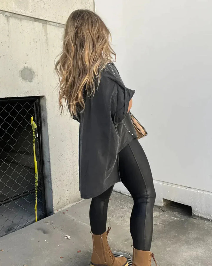 Briella | Studded Oversized Tee