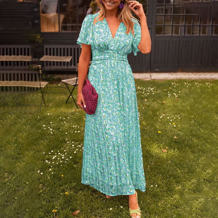 Cienna | Elegant V-Neck Dress